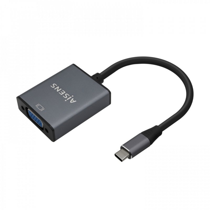 AISENS A109-0691 câble vidéo et adaptateur 0,15 m USB Type-C VGA (D-Sub) Gris