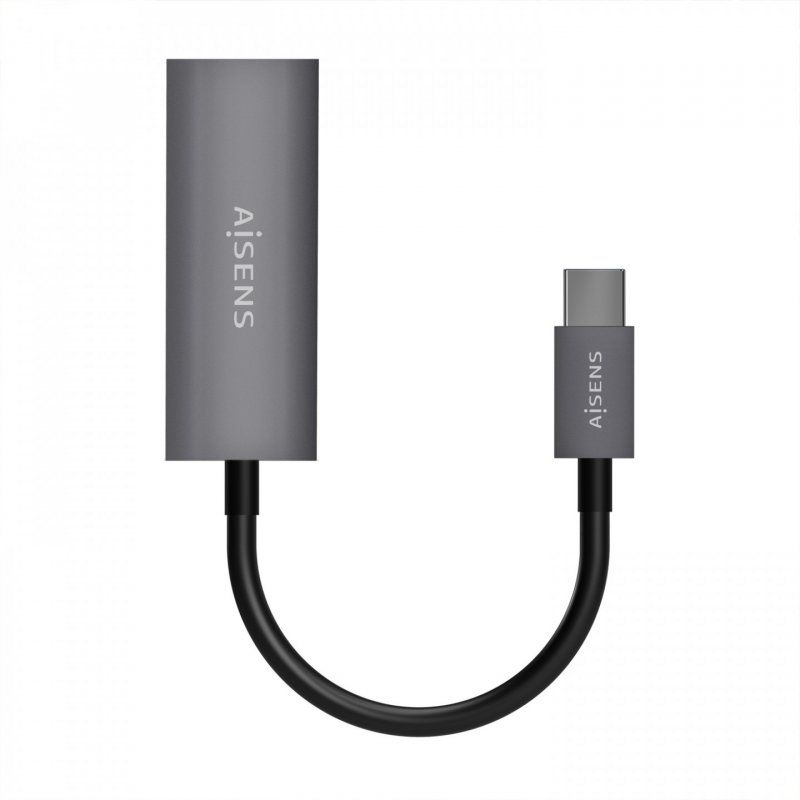 CABLE CONVERSOR AISENS USB3.1 GEN1 USB-C A ETHERNET GIGABIT GRIS 15CM