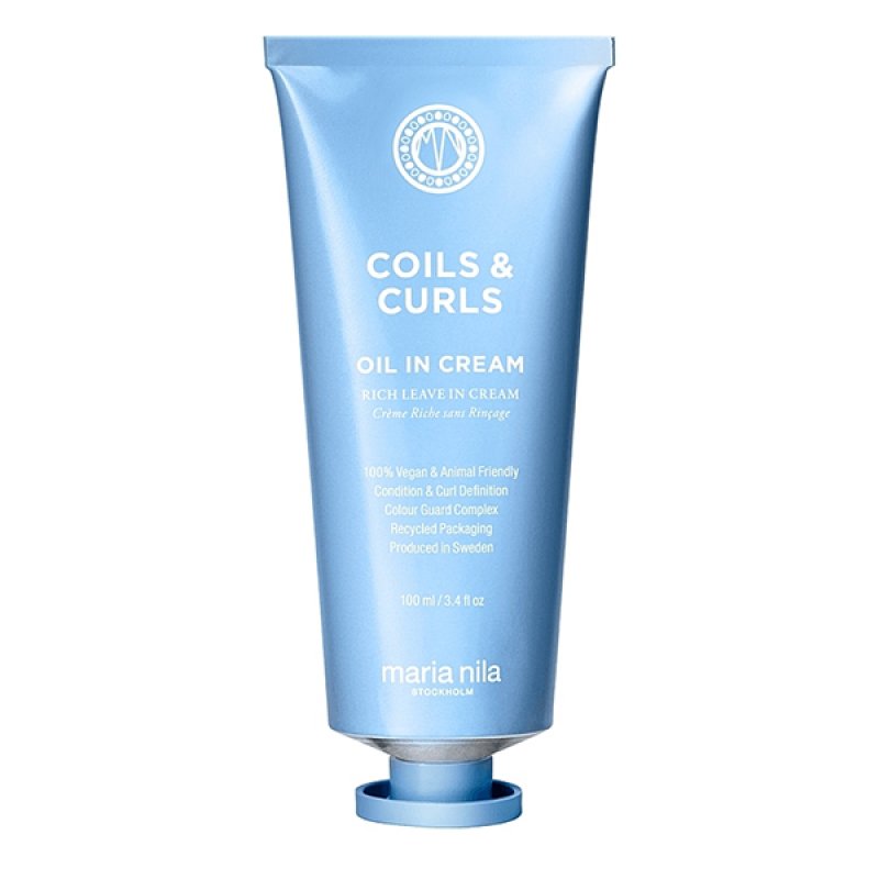 Maria Nila, Coils & Curls, Hair Leave-In Cream Treatment, Curl Defining, 100 ml