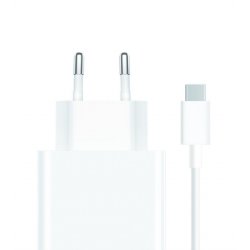 CARGADOR DE PARED XIAOMI TIPO-A 67W CABLE WHITE