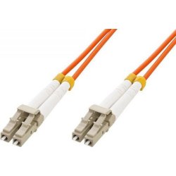 Techly ILWL D5-LCLC-010 câble InfiniBand et à fibres optiques 1 m LC Orange