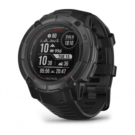 Garmin Instinct 2X Solar Tactical Edition 2.79 cm (1.1") MIP 50 mm Digital 176 x 176 pixels Touchscreen Black GPS