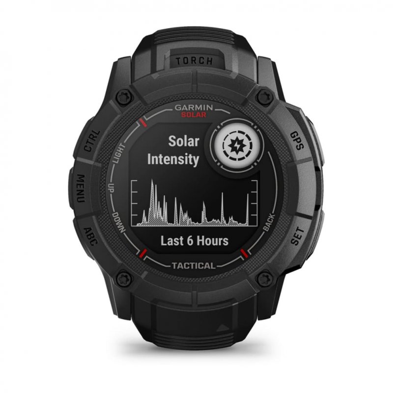 Garmin Instinct 2X Solar Tactical Edition 2.79 cm (1.1") MIP 50 mm Digital 176 x 176 pixels Touchscreen Black GPS