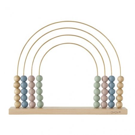 OYOY Mini - Abacus Rainbow - Brass Plated