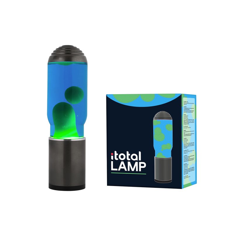 iTotal - Lamp ADA - Dark Grey Base, Blue Liquid and Green Wax (1270421)