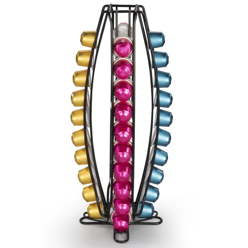 Xavax 00111265 support de capsule de café 40 capsules Métal Noir