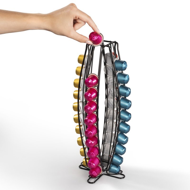 Xavax 00111265 support de capsule de café 40 capsules Métal Noir