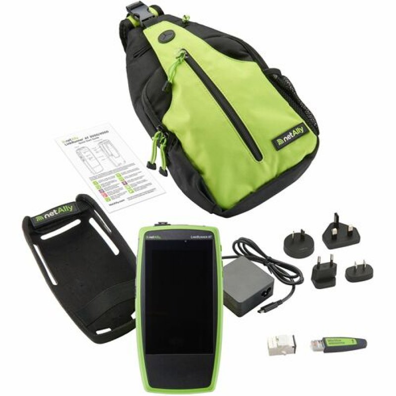 NetAlly LinkRunner AT 4000 Testeur PoE Noir, Vert