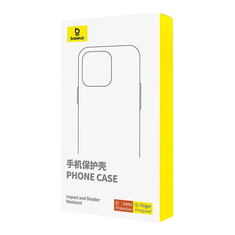 Phone Case Baseus SkyRing Magnetic with Stand for iP 14 Pro Max tempered-glass and cleaning kit (purple)