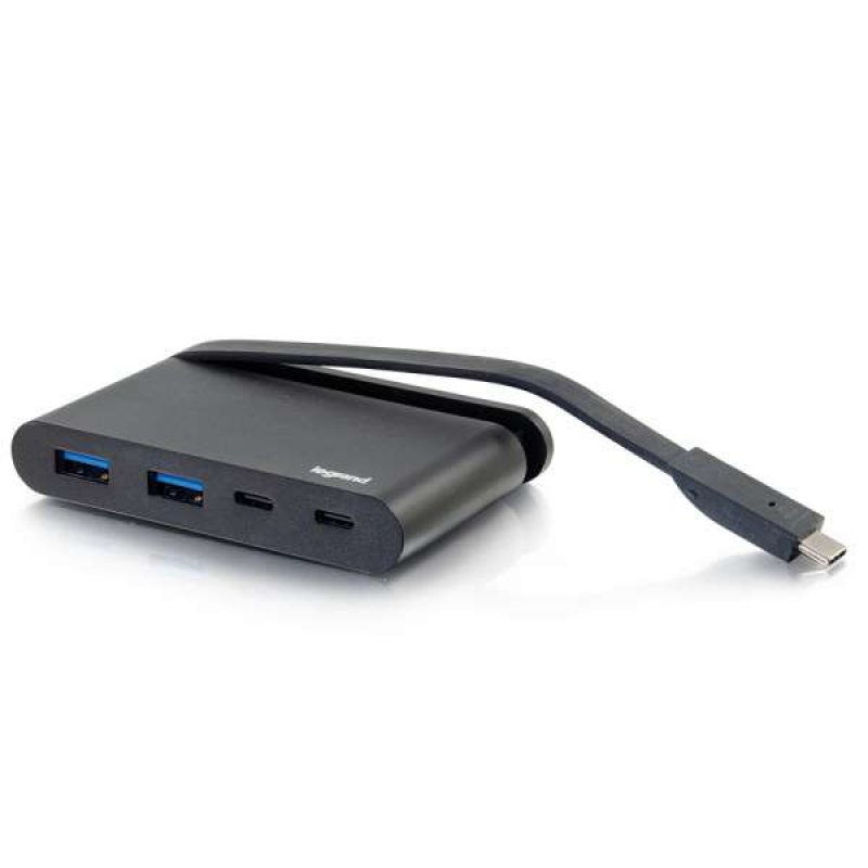 C2G 26914 hub & concentrateur Thunderbolt 3 5000 Mbit/s Noir