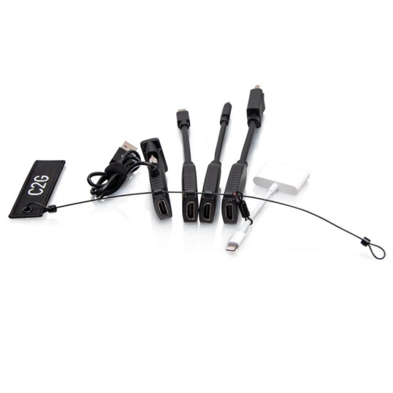 HDMI Dongle Ring DP mDP USB-C Lightn VGA