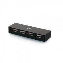 C2G Concentrateur USB-A à 4 ports avec alimentation 5 V 2 A