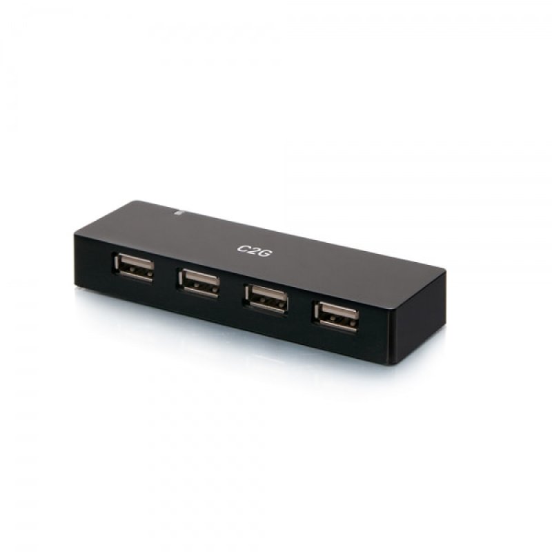 C2G Concentrateur USB-A à 4 ports avec alimentation 5 V 2 A