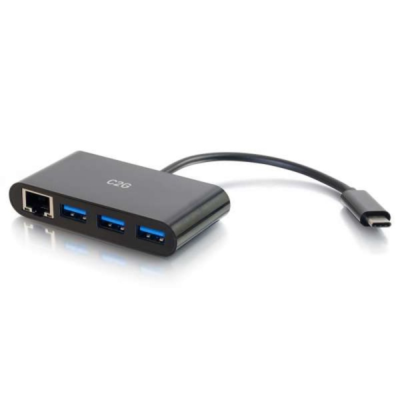 C2G 29747 station d'accueil USB 3.2 Gen 1 (3.1 Gen 1) Type-C Noir