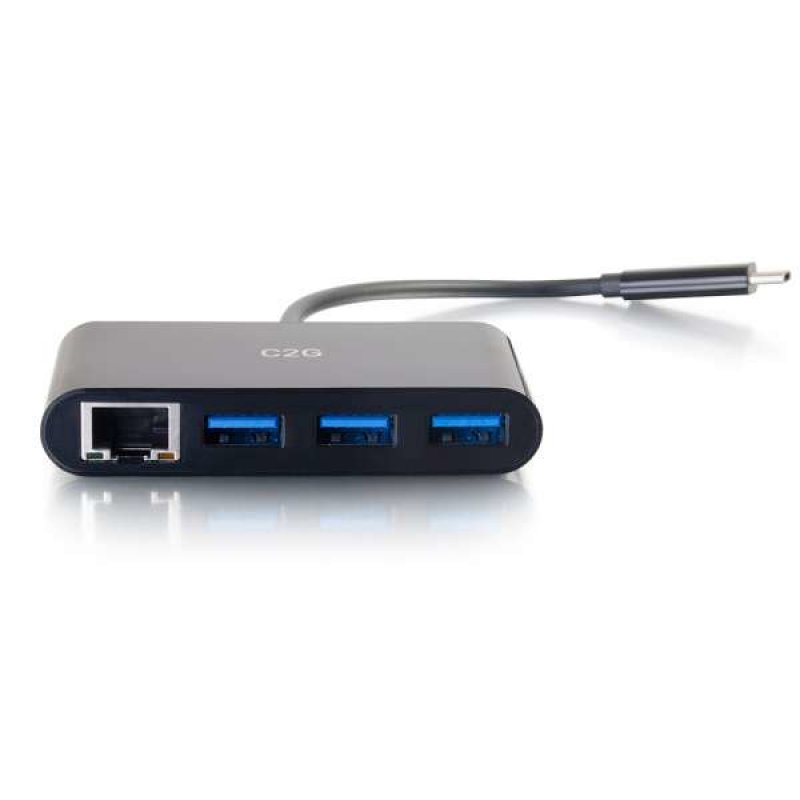 C2G 29747 station d'accueil USB 3.2 Gen 1 (3.1 Gen 1) Type-C Noir