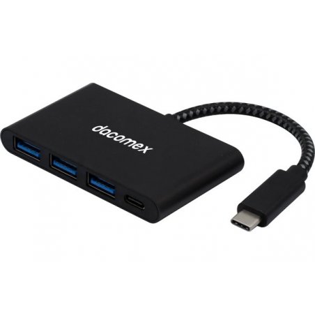 DACOMEX USB Hub HB614 3 x Type-A 1 x Type-C PD 60W