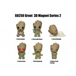 GROOT - Serie 2 - 3D Foam Magnets in blind bags (Display 12 Pcs)