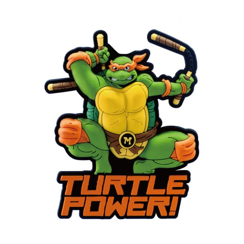 LES TORTUES NINJAS - Micheangelo - Soft Touch Magnet