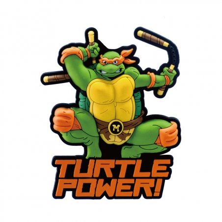 LES TORTUES NINJAS - Micheangelo - Soft Touch Magnet