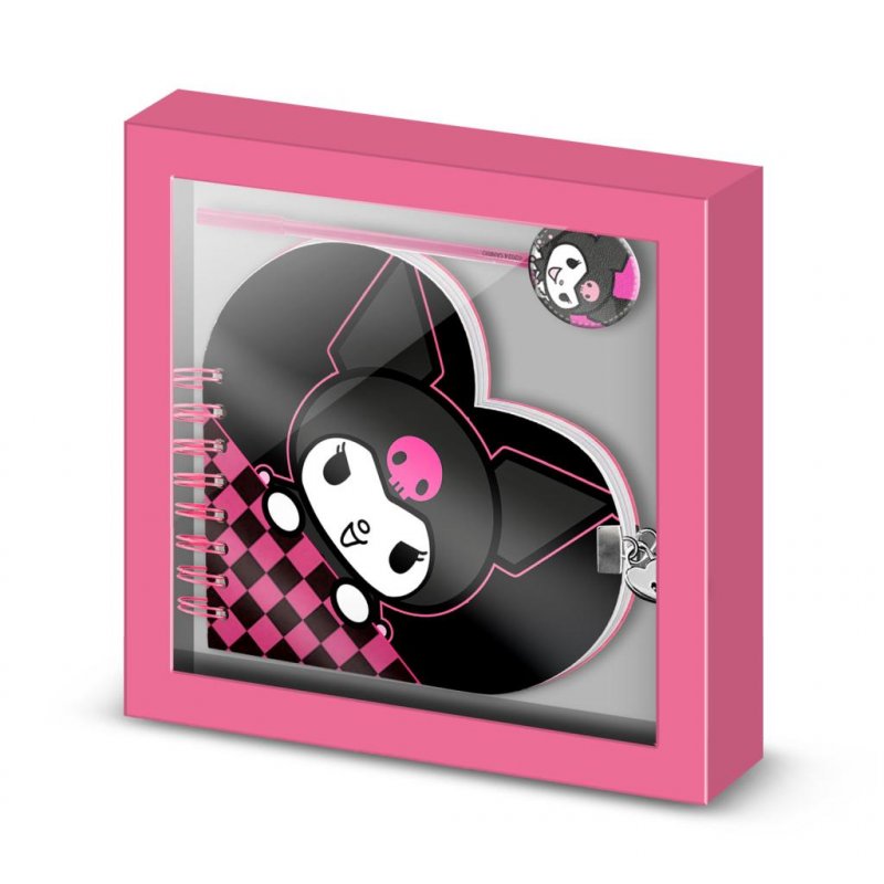 HELLO KITTY - Kuromi - Gift Box - Journal Secret Stylo Bille