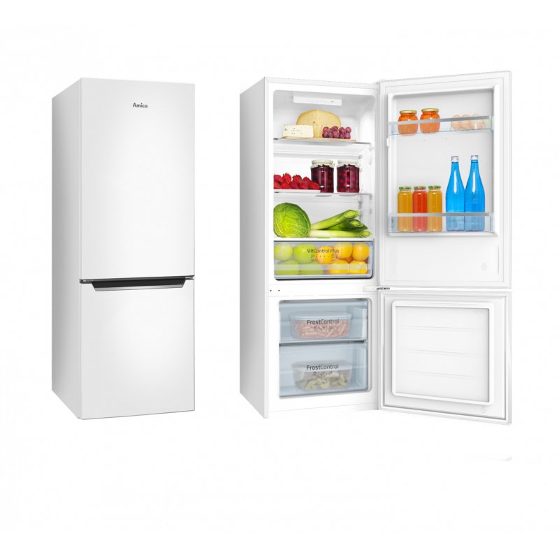 Amica KGCL 384 160 W fridge-freezer Freestanding 205 L E White