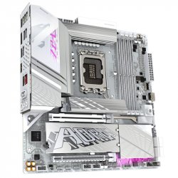 GIGABYTE Z890M Aorus Elite WF7 ICE Mainboard, Sockel LGA 1851, Intel Z890, mATX, DDR5