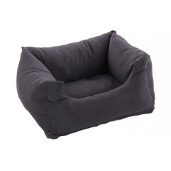 FLAMINGO - Dogbed Panama - Dark Grey - 50cm
