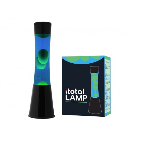 iTotal - Lava Lamp - Black, Blue, Green - 40 cm (1270428)