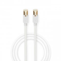 Nedis CCGB85221WT100 câble de réseau Blanc 10 m Cat6 S/FTP (S-STP)