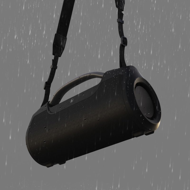 Hama SoundBarrel Enceinte portable stéréo Noir 60 W