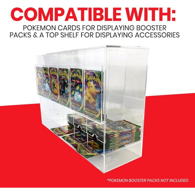 EVORETRO - PREMIUM 6-Slot Acrylic Card Pack Dispenser