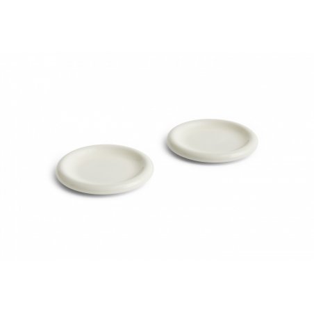 HAY - Barro Plate Ø18, set of 2 - Off-white