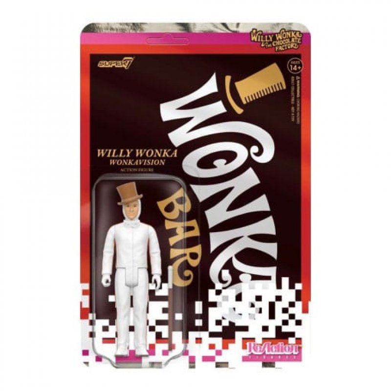 Charlie et la Chocolaterie (1971) figurine ReAction Wave 03 Willy Wonka (White Suit) 10 cm