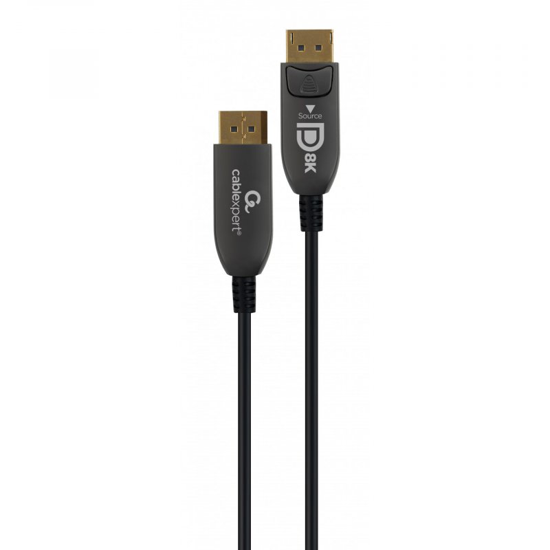 Gembird CC-DP8K-AOC-10M câble DisplayPort Noir