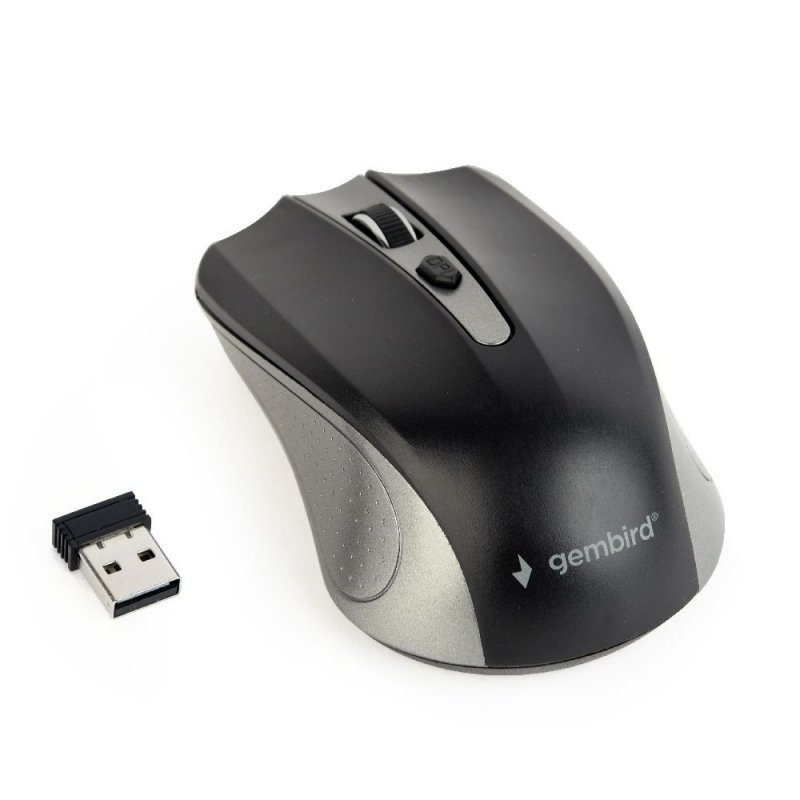 Gembird MUSW-4B-04-GB souris Bureau Ambidextre RF sans fil Optique 1600 DPI