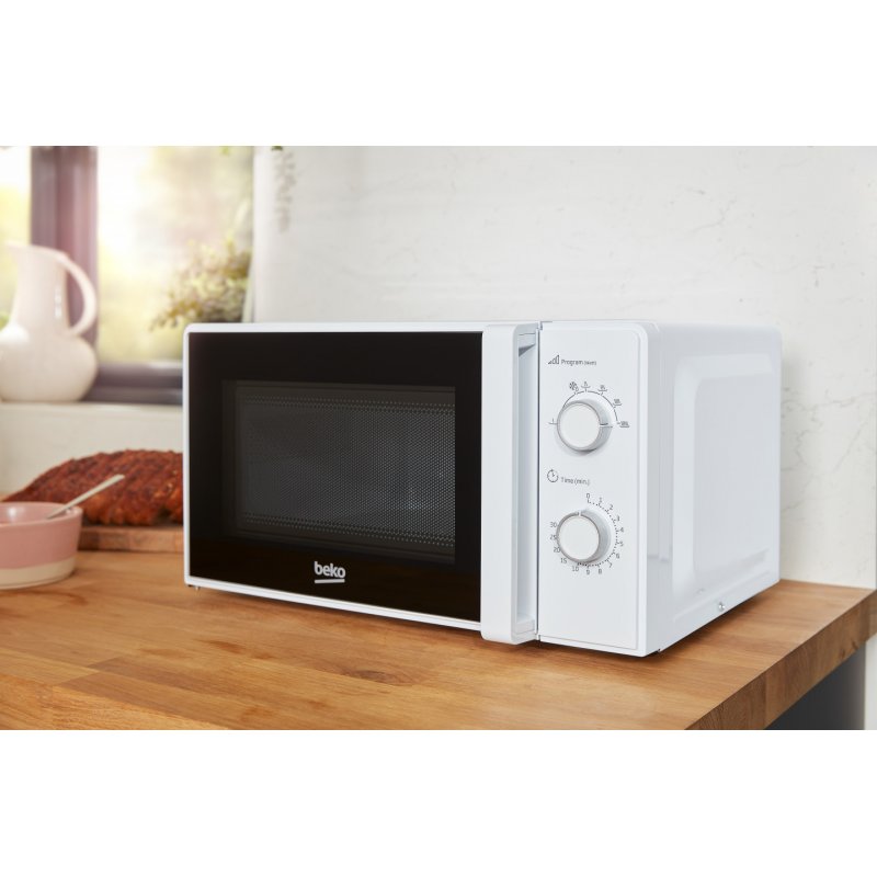Beko MOC20100WFB freestanding microwave oven 700 W 20 L White