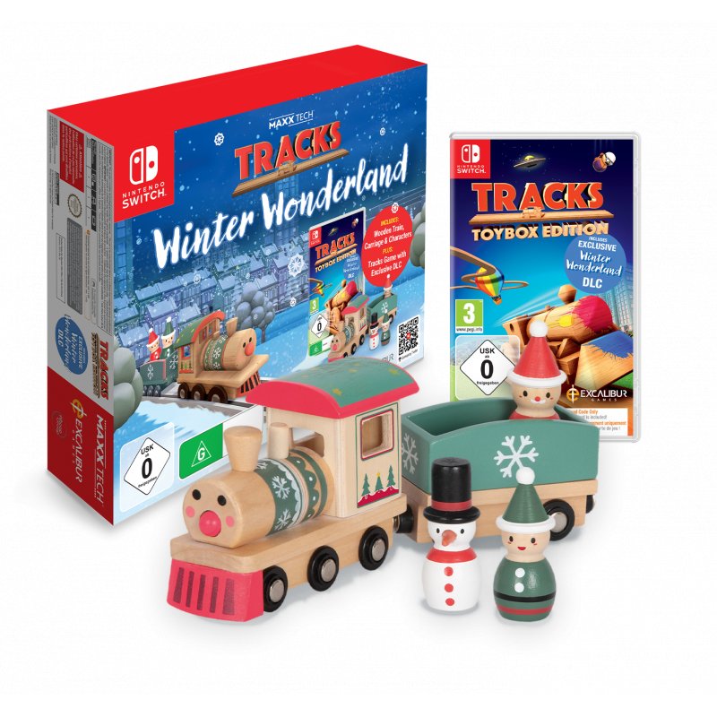 Tracks: The Train Set Game - Winter Wonderland Bundle (Code in a Box) /Switch