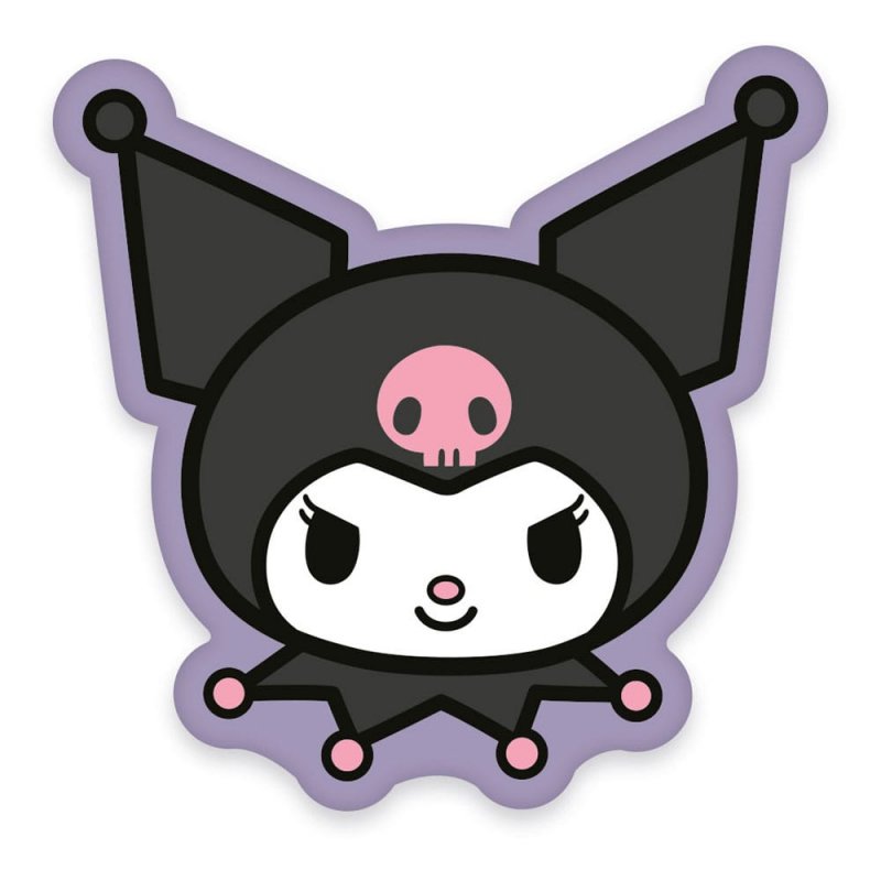 Sanrio oreiller Kuromi Face 36 cm
