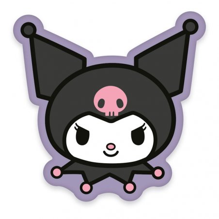 Sanrio oreiller Kuromi Face 36 cm