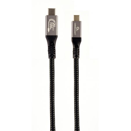Gembird CCBP-USB3-CMCM100-1.5M Premium USB 3.2 Gen. 2x2 Type-C charging & data cable 20 Gbps 100 W 1.5m