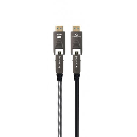 Gembird CCAP-HDMIDD-AOC-30M câble HDMI HDMI Type-A/HDMI Type-D Noir
