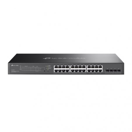 TP-LINK (SG2428LP) Omada 28-Port Gigabit Smart Switch with 16-Port PoE , 4 GB SFP Slots, Rackmountable