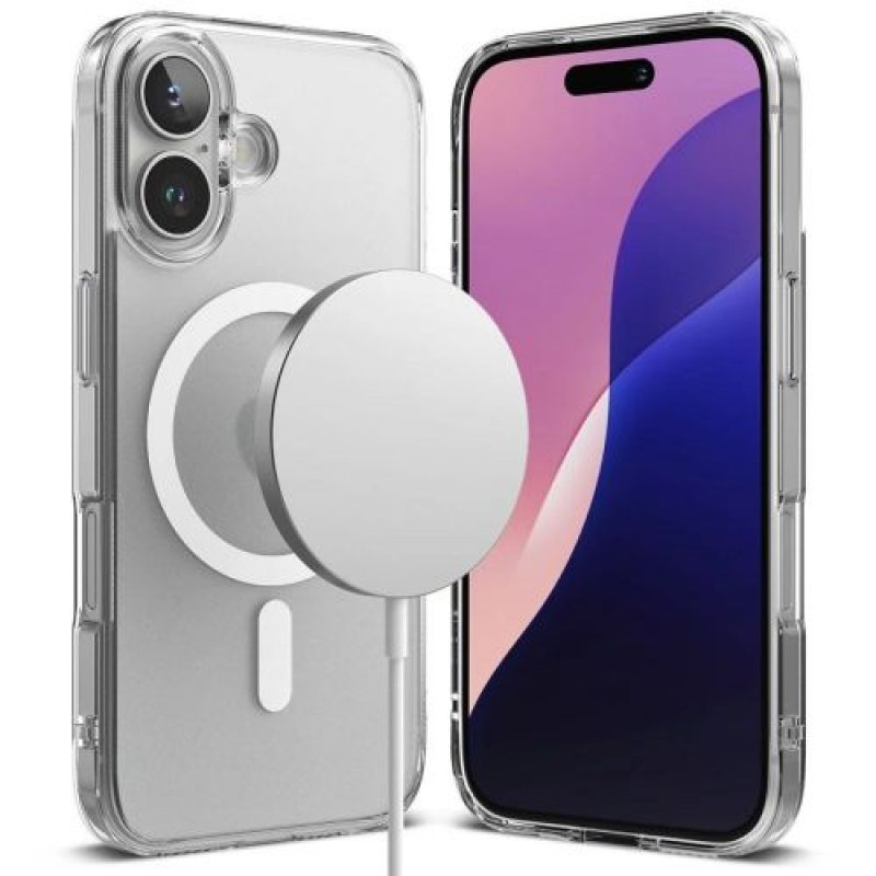 Ringke iPhone 16 Case Fusion Magnetic Matte Clear