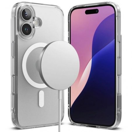 Ringke iPhone 16 Case Fusion Magnetic Matte Clear