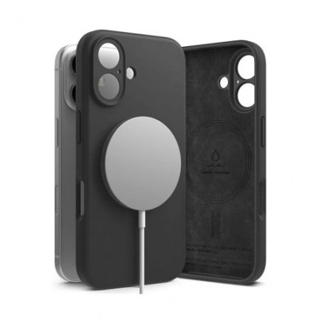 Ringke iPhone 16 Case Silicone Magnetic Black