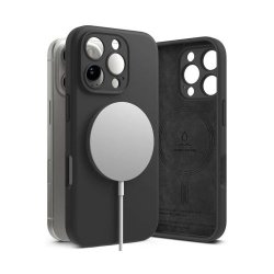 Ringke iPhone 16 Pro Case Silicone Magnetic Black