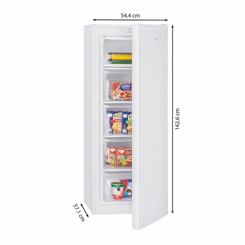 Bomann GS 7340 Upright freezer Freestanding 168 L E White