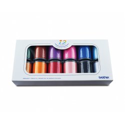 Brother - ETS12 Embroiderythread Set (12 Colours)