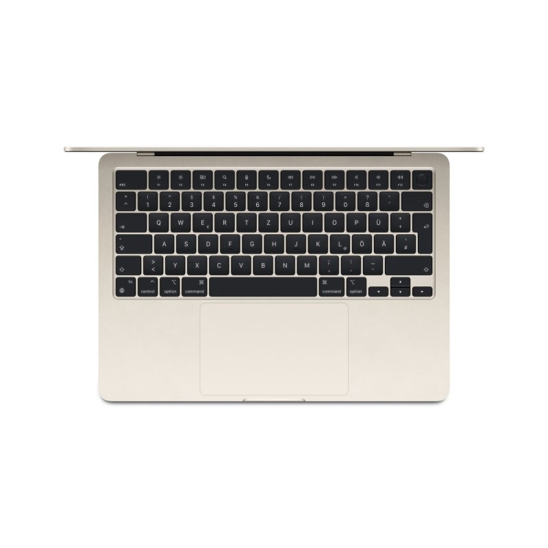 Apple MacBook Air 13,6" M3 MC8J4D/A Polarstern Apple M3 Chip mit 8-Core GPU, 8-Core GPU 16GB RAM, 256GB SSD