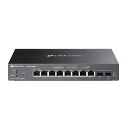 TP-Link Omada 8-Port 2.5GBASE-T and 2-Port 10GE SFP Smart Switch with 8-Port PoE 